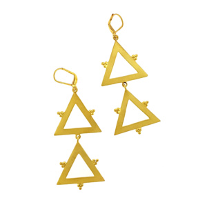 Sterling silver parisasdesigns Parisa's designs gold earrings