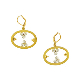 Sterling silver parisasdesigns Parisa's designs gold earrings Diamond