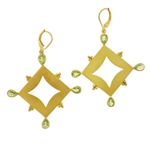 Gold peridot Parisa's designs Parisas designs Parisasdesigns earrings
