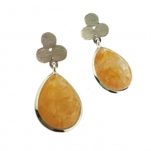 Parisa's designs parisasdesigns golden aventurine sterling silver gold