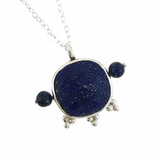 Parisa's designs parisasdesigns lapiz sterling silver necklace