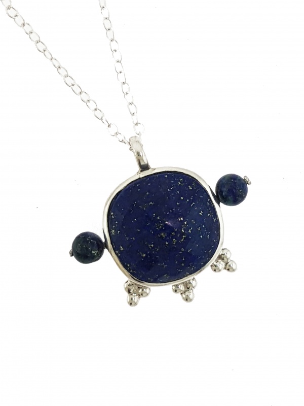 Parisa's designs parisasdesigns lapiz sterling silver necklace