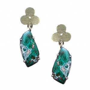 chrysocolla sterling silver parisa's designs parisasdesigns