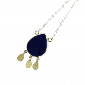 Lapiz necklace sterling silver Parisa's designs parisasdesigns